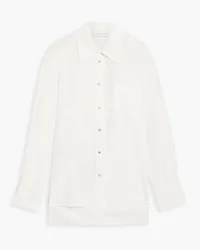 Zimmermann Capricorn printed cotton and silk-blend poplin shirt - White White