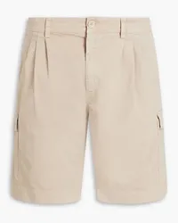 Dolce & Gabbana Appliquéd stretch-cotton cargo shorts - Neutral Neutral