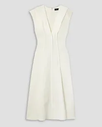 Proenza Schouler Pleated crepe midi dress - White White