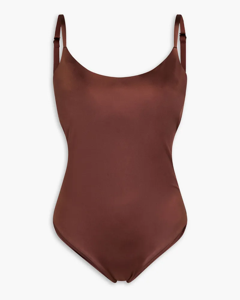 Form and Fold D-G The One underwired swimsuit - Brown Brown