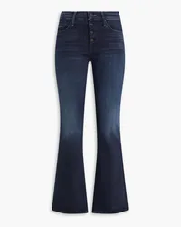 Mother Hustler high-rise flared jeans - Blue Blue