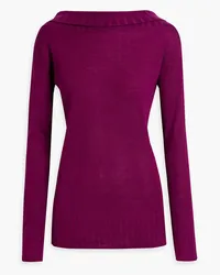 NAADAM Off-the-shoulder knitted sweater - Purple Purple