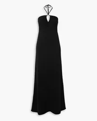 Proenza Schouler Cotton-blend halterneck maxi dress - Black Black