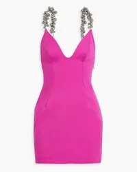 Area Embellished cady mini dress - Pink Pink