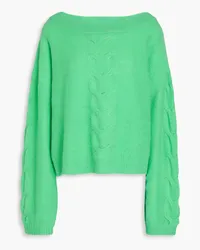 NAADAM Oversized cable-knit cashmere sweater - Green Green