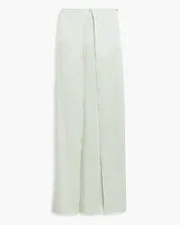 Valentino Garavani Layered hammered satin maxi skirt - Green Green