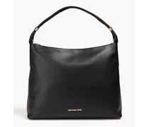 Lexington pebbled-leather shoulder bag - Black