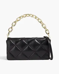 STAND Hera quilted leather shoulder bag - Black Black