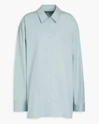 Loulou Studio Cotton-poplin shirt - Blue Blue