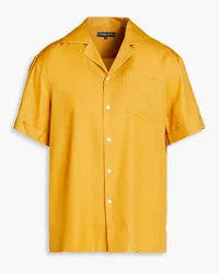 Frescobol Carioca Thomas TENCEL™-twill shirt - Yellow Yellow