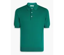 Cotton-jersey polo shirt - Green