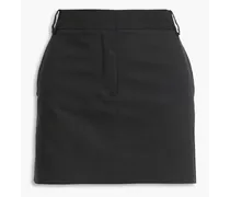 Twill mini skirt - Black
