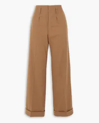 Fortela Farrah woven straight-leg pants - Brown Brown