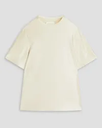 Jil Sander Satin-jersey T-shirt - White White