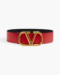 Valentino Garavani VLOGO leather waist belt - Red Red