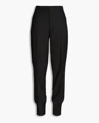 Ganni Grain de poudre tapered pants - Black Black