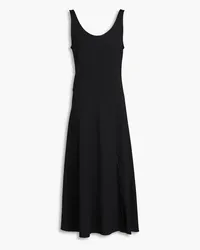 Another Tomorrow Crepe midi dress - Black Black