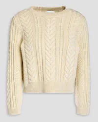 Zimmermann Cable-knit cotton sweater - White White