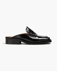 Ganni Leather mules - Black Black