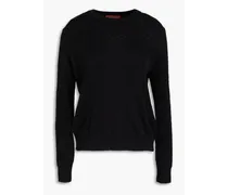 Wool-blend sweater - Black