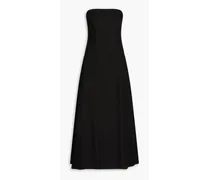 Saint Raphael strapless linen-blend maxi dress - Black