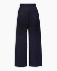 Brioni Wool-twill straight-leg pants - Blue Blue