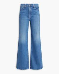 Mother Twister high-rise straight-leg jeans - Blue Blue