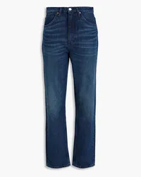 RE/DONE 70s faded high-rise straight-leg jeans - Blue Blue