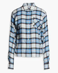 Rag & Bone Jonah checked flannel shirt - Blue Blue