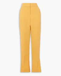 Jacquemus Tibau linen-blend straight-leg pants - Yellow Yellow