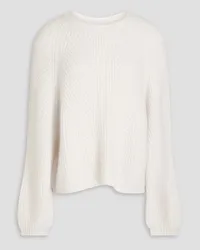 Loulou Studio Soco ribbed cashmere sweater - White White