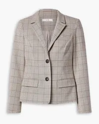 Co Prince of Wales checked twill blazer - Neutral Neutral