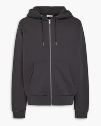 Sandro French cotton-terry zip-up hoodie - Gray Gray