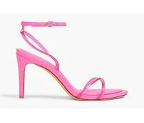 Elisa leather and PVC sandals - Pink