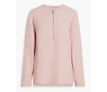 Stretch-crepe blouse - Pink