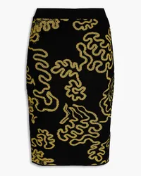 Diane von Furstenberg Gusta jacquard-knit skirt - Black Black