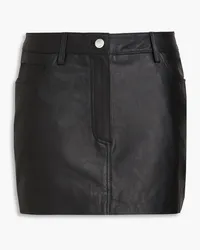 ROTATE Birger Christensen Leather mini skirt - Black Black