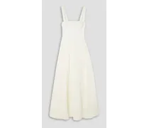 Azzurra cutout broderie anglaise cotton maxi dress - White