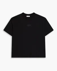 Sandro Cotton-jersey T-shirt - Black Black