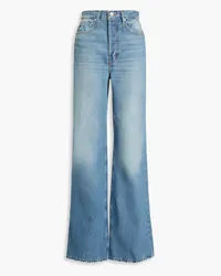 Frame Denim 1978 high-rise straight-leg jeans - Blue Blue