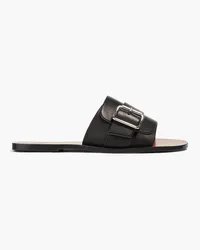 ATP Atelier Brienza leather slides - Black Black