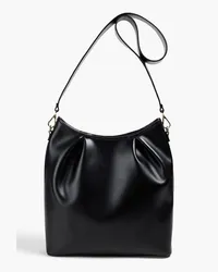 Elleme Dimple pleated leather bucket bag - Black Black