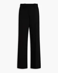 Ganni Twill straight-leg pants - Black Black