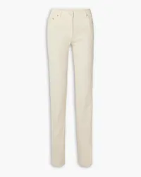 Peter Do High-rise slim-leg jeans - White White