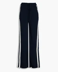 Maison Margiela Ribbed bouclé-knit wide-leg pants - Blue Blue