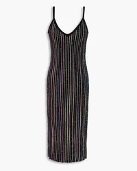 Missoni Metallic crochet-knit dress - Black Black