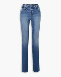 L'Agence Ruth high-rise straight-leg jeans - Blue Blue