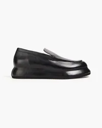 Jacquemus Bricciola leather loafers - Black Black