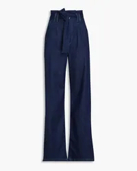 Paige Harper high-rise wide-leg jeans - Blue Blue