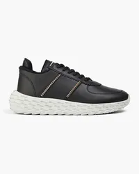 Giuseppe Zanotti Urchin leather exaggerated-sole sneakers - Black Black